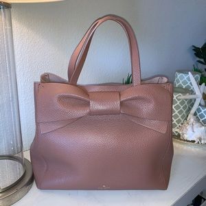 KATE SPADE BOW LEATHER BAG